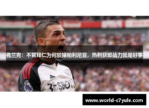 弗兰克：不管拜仁为何放掉帕利尼亚，热刺获即战力就是好事
